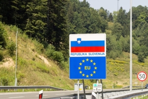 Grænsen mellem Slovenien Ungarn