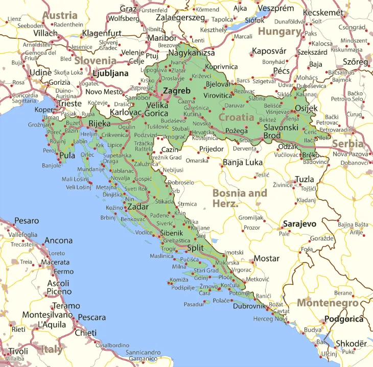 Border crossings Slovenia - Croatia by car | Vignetteslovenia.si